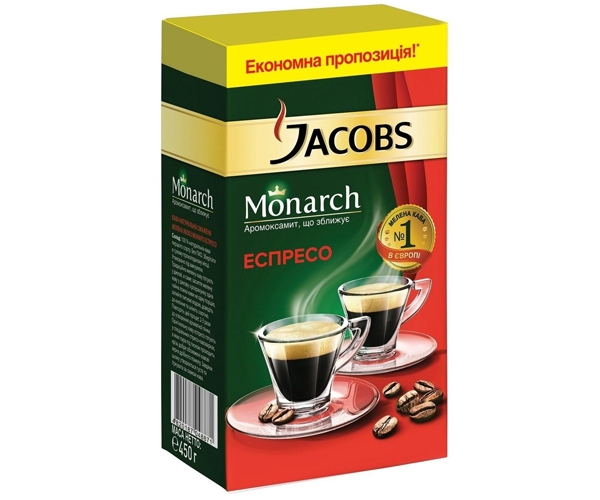 

Кофе Jacobs Monarch Espresso молотый 450 г (4820187048871)