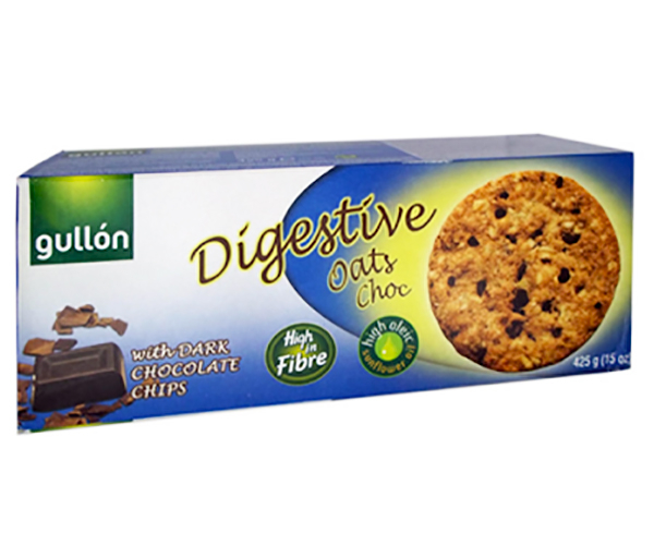 

Печенье GULLON Digestive овсяное с шоколадной крошкой 425 г (8410376026962)