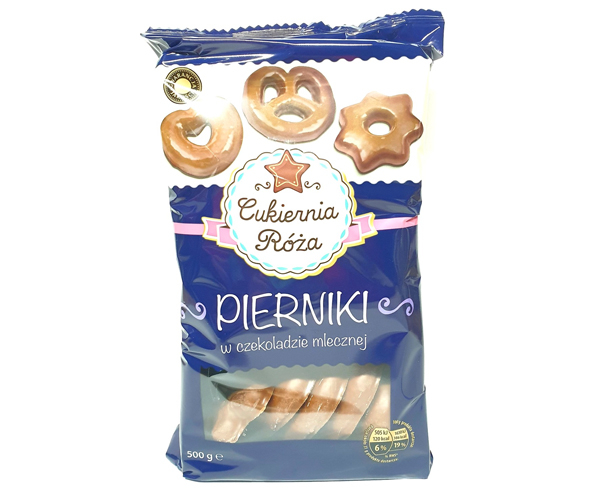 

Пряники в молочном шоколаде Cukiernia Roza Pierniki 500 г