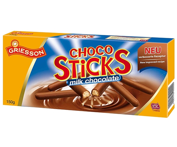 

Шоколадные палочки Griesson Choco Sticks Milk 150 г