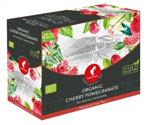 

Органический фруктовый чай Julius Meinl Bio Вишня Гранат 20х4 г