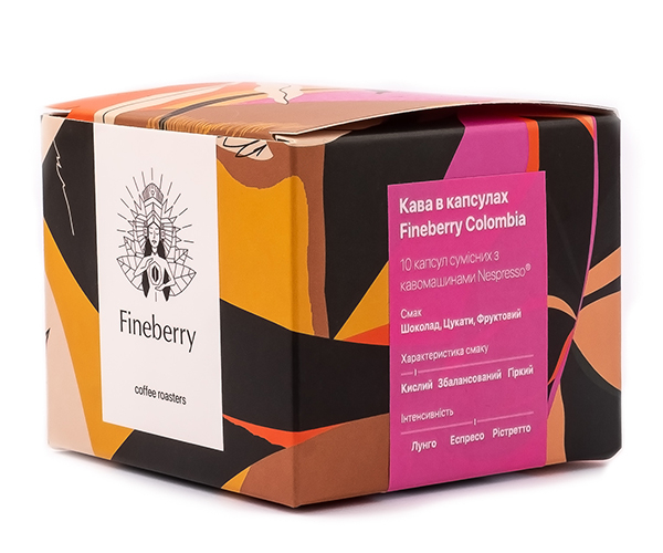 

Кофе в капсулах Nespresso Fineberry Colombia 10 шт