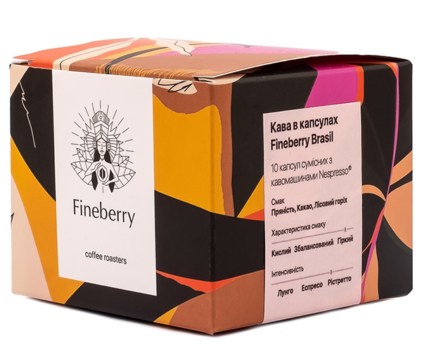 

Кофе в капсулах Nespresso Fineberry Brasil 10 шт