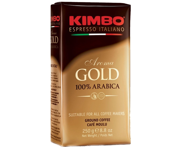 

Кофе KIMBO Espresso Aroma gold 100% Arabica молотый 250 г