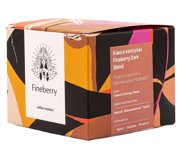 

Кофе в капсулах Nespresso Fineberry Dark Blend 10 шт