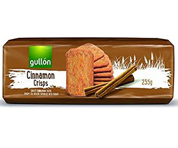 

Печенье GULLON Cinnamon crisps хрустящее с корицей 235 г (8410376040920)