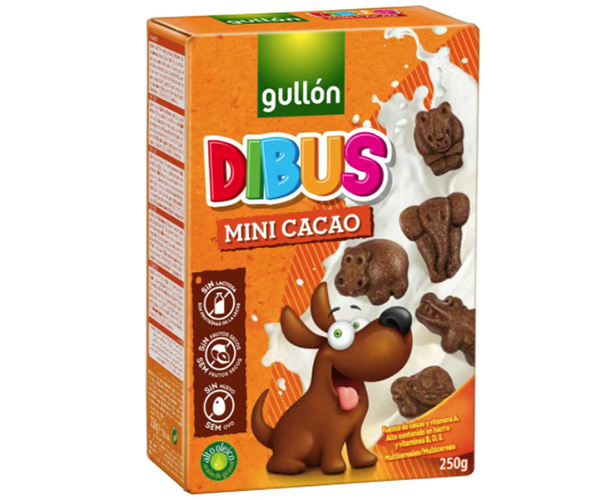 

Печенье GULLON DIBUS Mini Cacao 250 г (8410376002256)