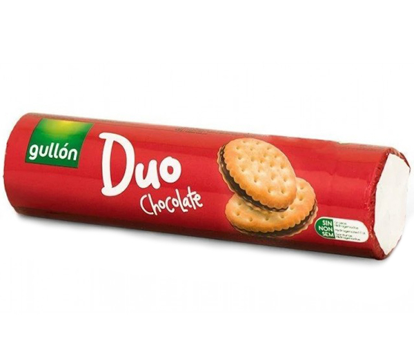 

Печенье GULLON Duo с шоколадным кремом 250 г (8410376027150)