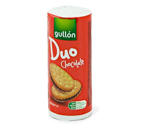 

Печенье GULLON Duo с шоколадным кремом 145 г (8410376008326)