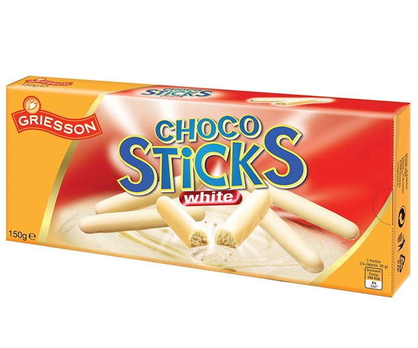 

Шоколадные палочки Griesson Choco Sticks White 150 г