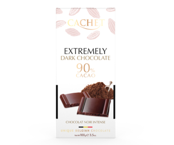 

Черный шоколад Cachet Extremely Dark 90% 100 г