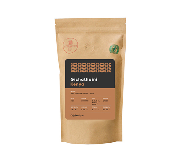 

Кофе CafeBoutique Kenya Kabare Kiangombe в зернах 500 г