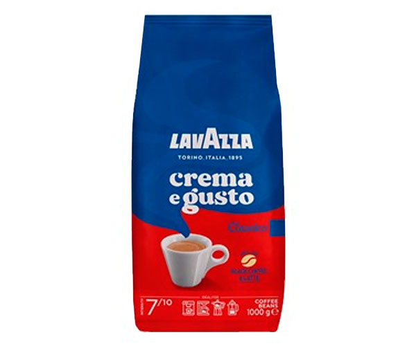 Кофе Lavazza Crema e gusto Classico в зернах 1 кг