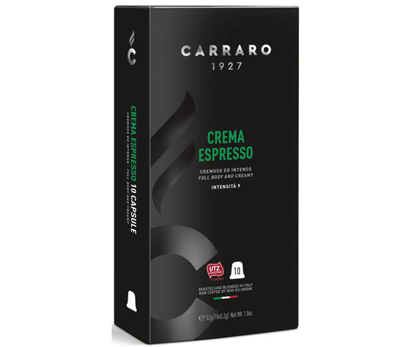 

Кофе в капсулах Carraro Crema Espresso Nespresso 10 шт