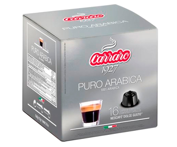 

Кофе в капсулах Carraro Puro Arabica Dolce Gusto 16 шт