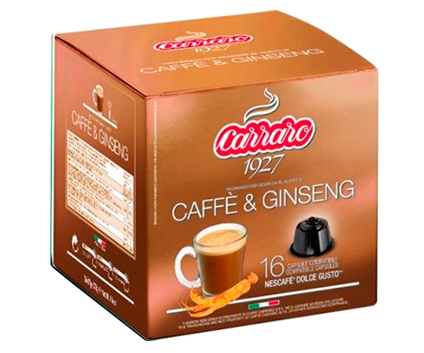 

Кофе в капсулах Carraro Caffè & Ginseng Dolce Gusto 16 шт