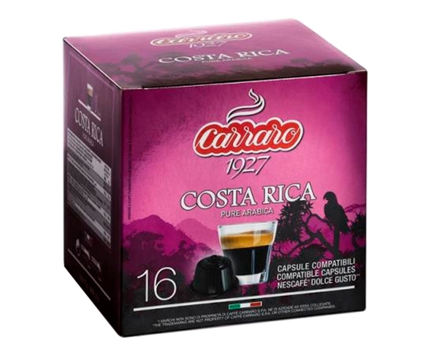 Кофе в капсулах Carraro Single Origin Costa Rica Dolce Gusto 16 шт