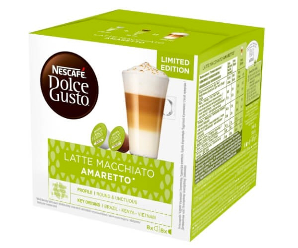 

Кофе в капсулах NESCAFE Dolce Gusto Latte Macchiato Amaretto - 16 шт