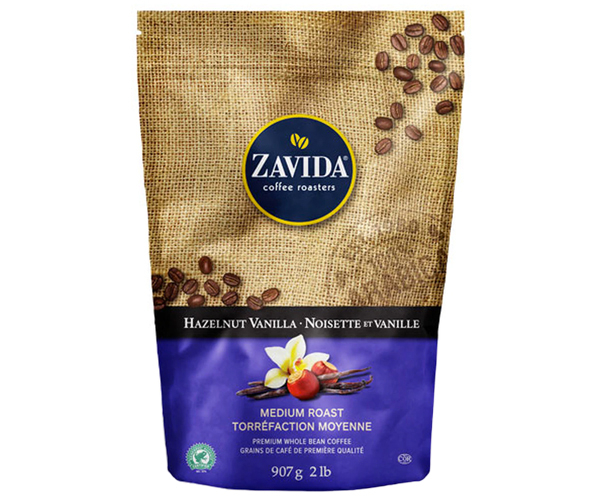 

Кофе Zavida Hazelnut Vanilla в зернах 907 г
