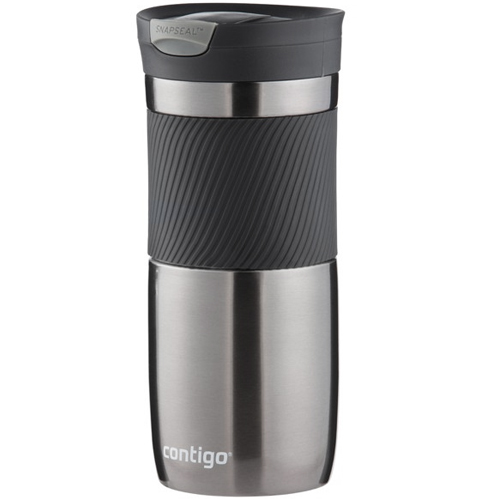 

Термокружка Contigo Byron 16 Snapseal Gunmetal (2095560) 470 мл, Серебристый