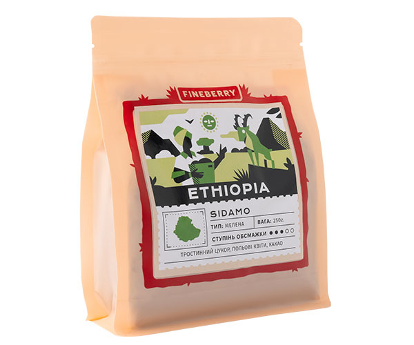 Кава Fineberry Ethiopia мелена 250 г