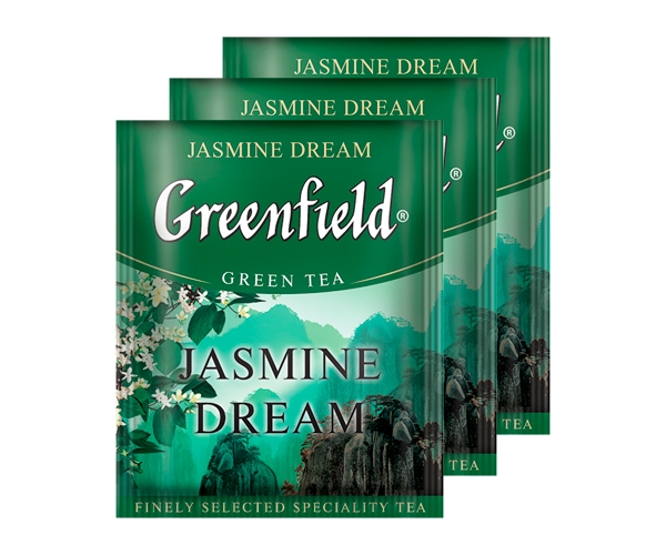 

Зеленый чай Greenfield Jasmine Dream - Жасмин в пакетиках 100 шт