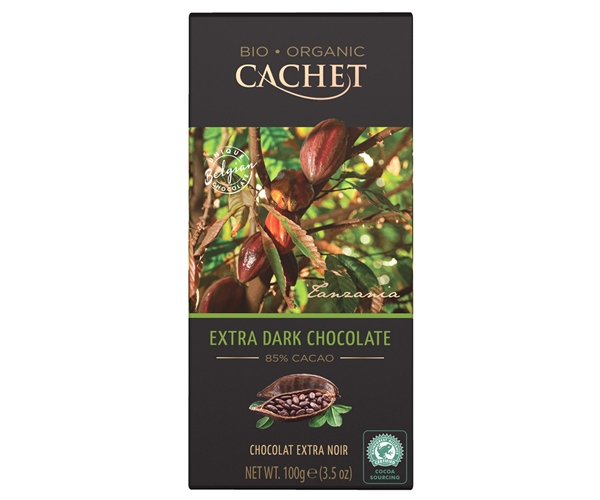 

Черный шоколад Cachet Extra Dark Chocolate 85% Tanzania origin 100 г