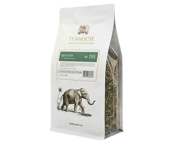 Зелений чай Teahouse №110 Шен Пуер листовий 200 г