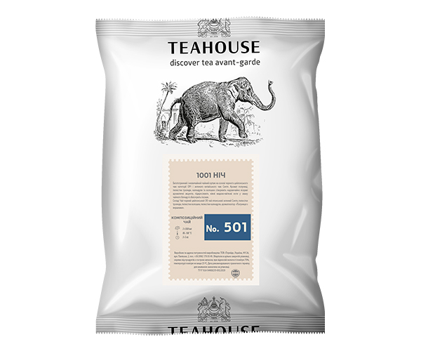 Купаж чорного та зеленого чаю Teahouse №501 1001 ніч 250 г