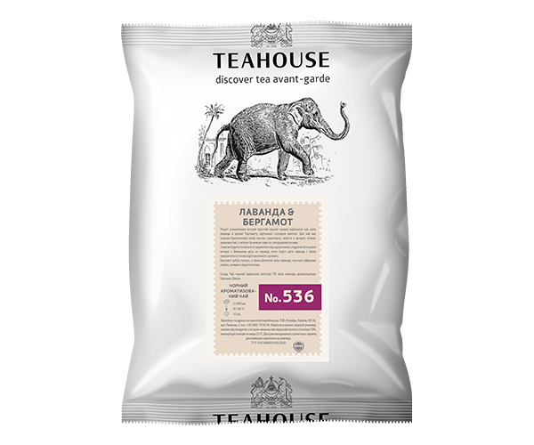 Черный чай Teahouse №536 Лаванда и бергамот 250 г