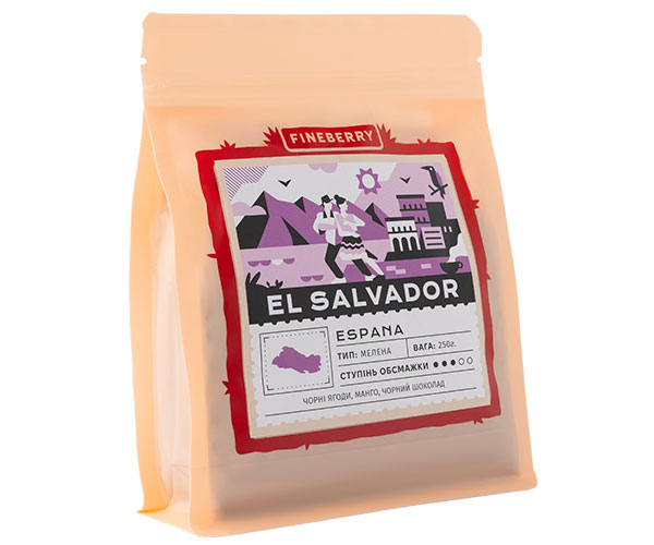 Кофе Fineberry El Salvador молотый 250 г