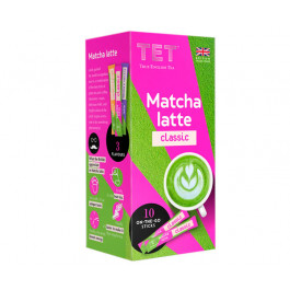 Японский чай матча ТЕТ Matcha Latte Classic в стиках 10 шт