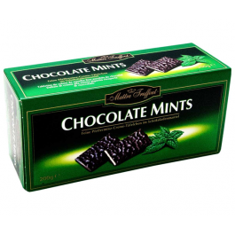 Черный шоколад Maitre Truffout Chocolate Mints 200 г