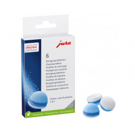 Таблетки для очистки кофемашины от масел и жиров Jura 6шт