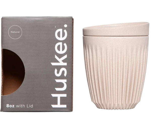 Чашка c крышкой Huskee Cup натуральная 236 мл - фото-2