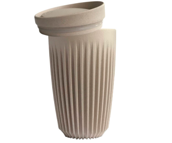 Чашка c крышкой Huskee Cup натуральная 355 мл - фото-2