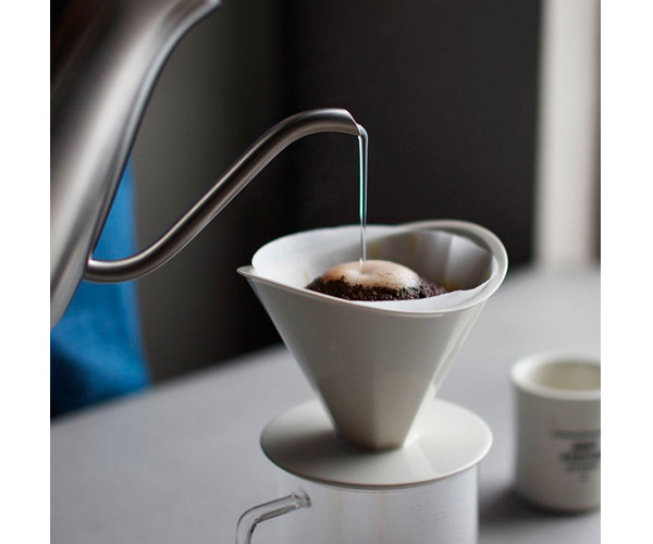 Воронка для пуровера Kinto OCT белая на 4 чашки - фото-3