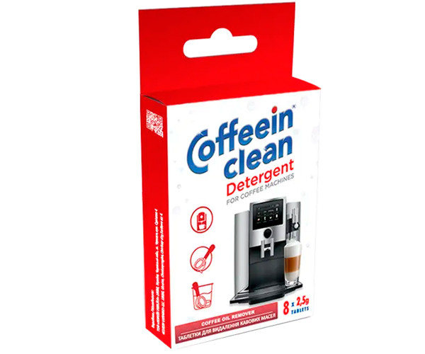 Таблетки для очистки от кофейных масел Coffeein clean DETERGENT 8 шт х 2,5 г - фото-1
