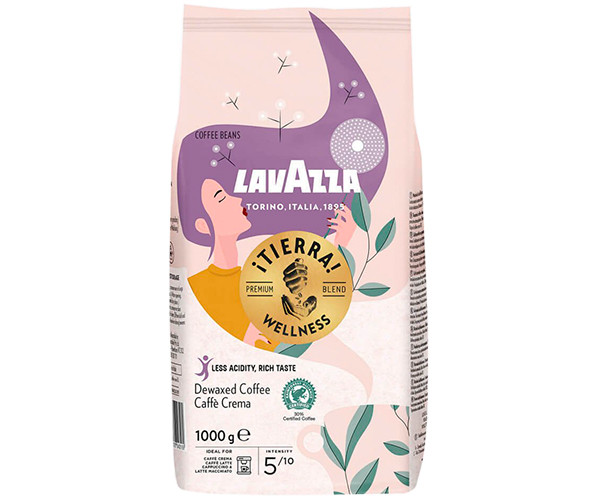 Кофе Lavazza Tierra Wellness в зернах 1 кг - фото-1