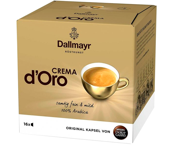 Кофе в капсулах Dallmayr Crema d'Oro Dolce Gusto 16 шт - фото-1