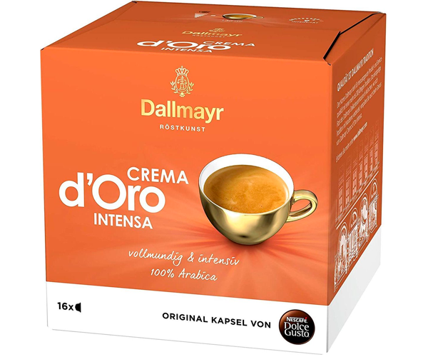 Кофе в капсулах Dallmayr Crema d'Oro Intensa Dolce Gusto 16 шт - фото-1