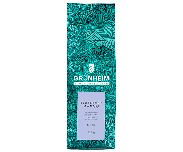 Черный чай Grunheim Blueberry Mango 250 г - фото-1