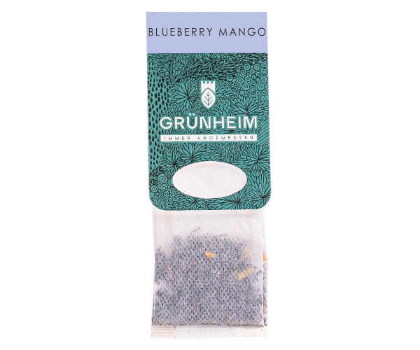 Черный чай Grunheim Blueberry Mango  в пакетиках 20 шт - фото-2