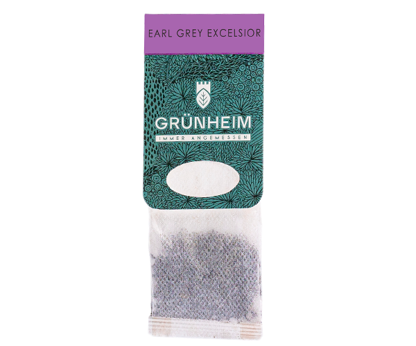 Черный чай Grunheim Earl Grey Excelsior в пакетиках 20 шт - фото-2