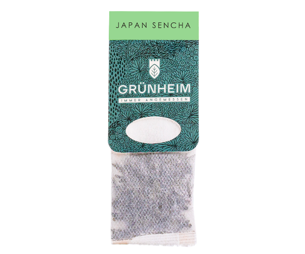 Зеленый чай Grunheim Japan Sencha в пакетиках 20 шт - фото-2