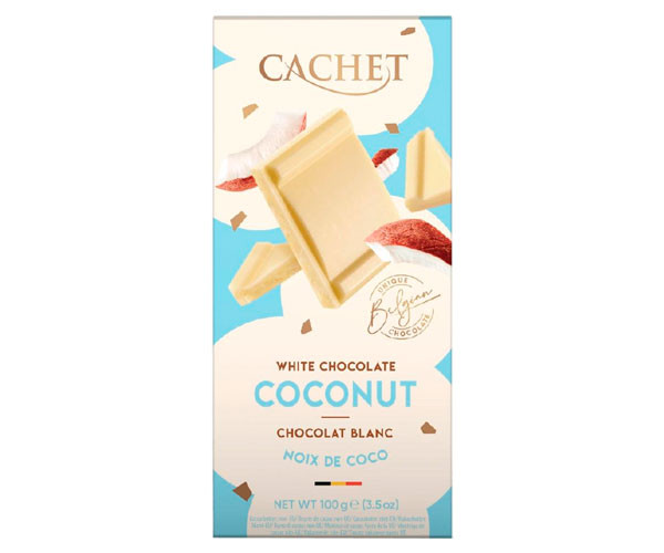 Белый шоколад Cachet Кокос 100 г
