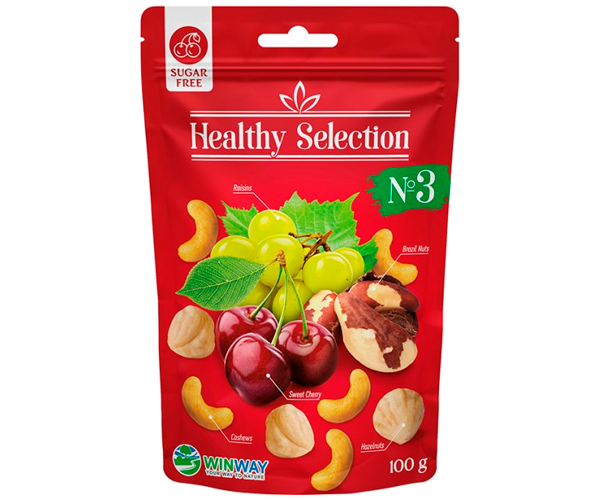 Микс орехов с фруктами №3 WINWAY Healthy Selection 100 г - фото-1