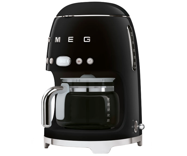 Капельная кофеварка SMEG DCF02BLEU черная - фото-2