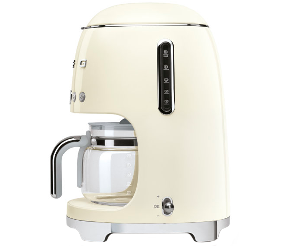 Капельная кофеварка SMEG DCF02CREU бежевая - фото-3