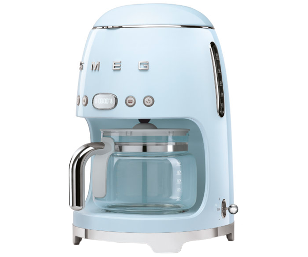 Капельная кофеварка SMEG DCF02PBEU голубая фото
